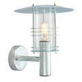 Norlys Stockholm Large Outdoor Wall Lantern in Galvanised Finish