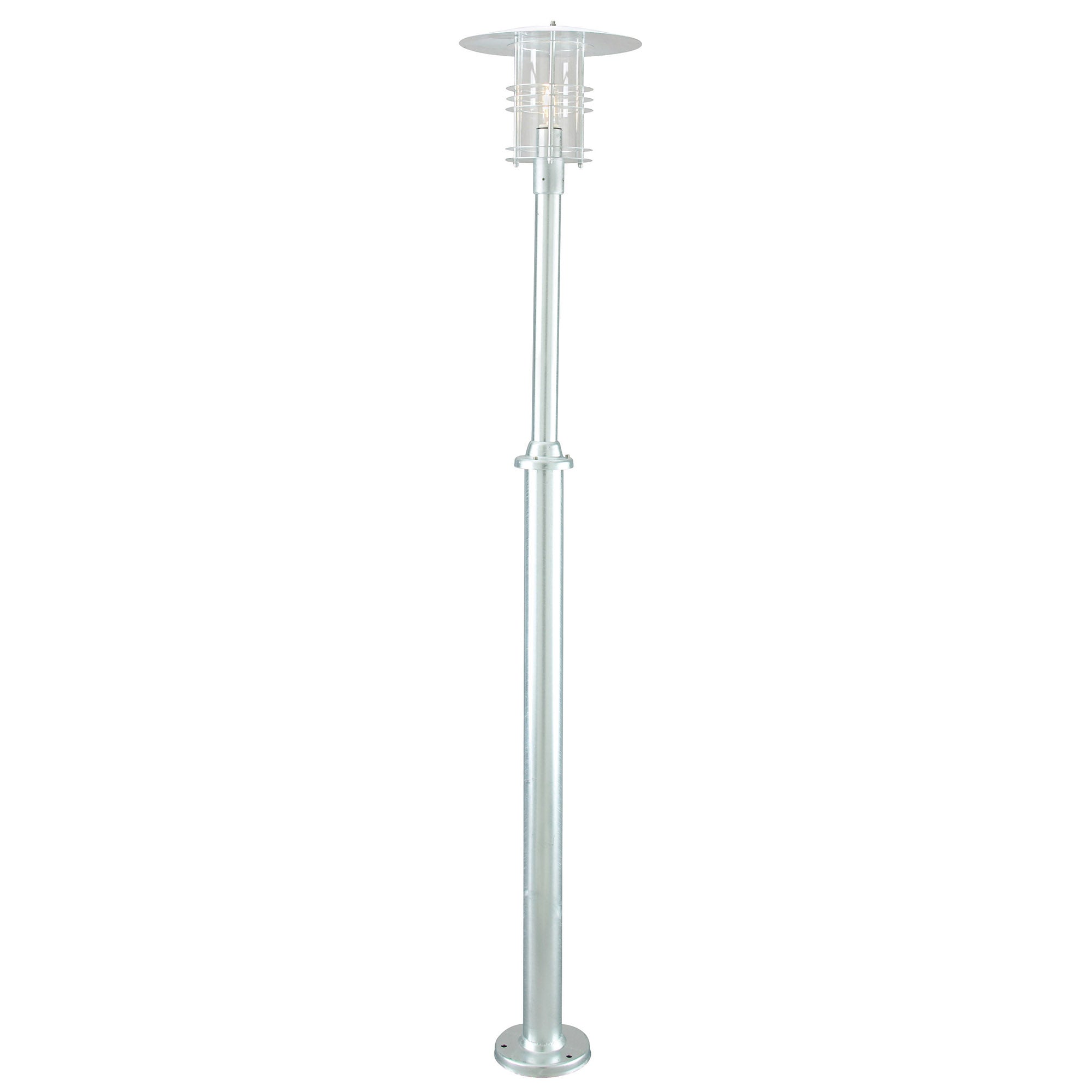 Norlys Stockholm Large Outdoor Single Post in Galvanised Finish