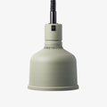 Stay Hot Restaurant Heat Lamp Focus MS Retractable Cord Cement Grey Finish