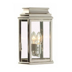 Elstead St Martins Outdoor Coastal Wall Lantern in Solid Brass with Polished Nickel 