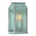 Elstead St Martins Outdoor Coastal Wall Lantern in Solid Brass with Verdigris Finish