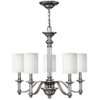 Hinkley Sussex 5 Light Chandelier in Brushed Nickel