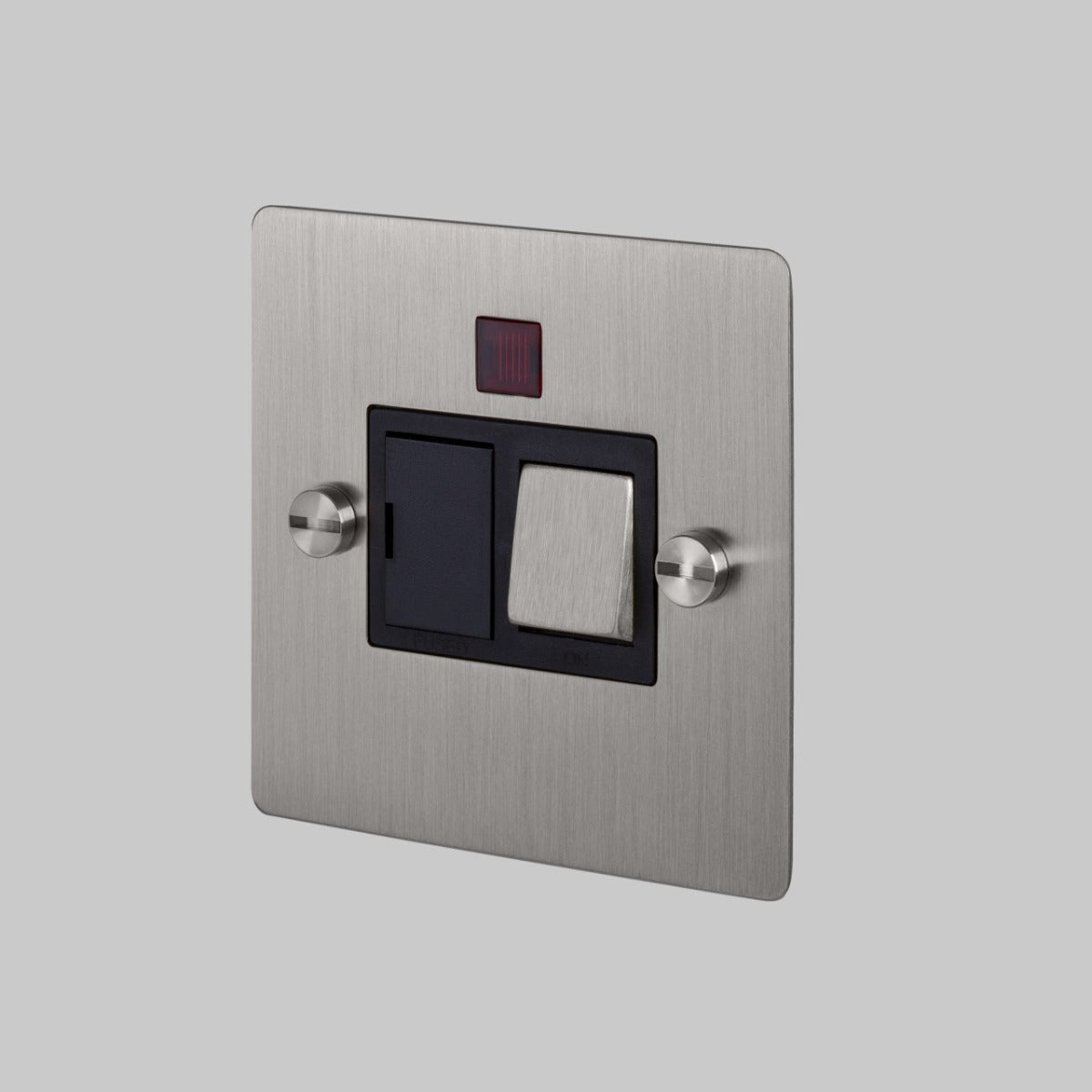 Buster & Punch Switched Fused Spur / Steel