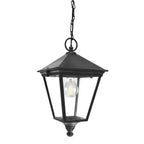 Norlys Turin Outdoor Chain Lantern in Black