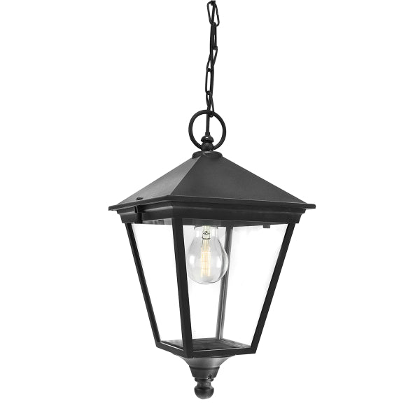 Norlys Turin Outdoor Chain Lantern in Black
