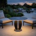 Pastek 500lm Solar Low Table 70 cm - Slate HPL with Granite Base