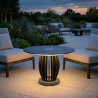 Pastek 500lm Solar Low Table 70 cm - Slate HPL with Granite Base