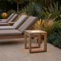 Rancho 500lm Solar Low Table 40 cm - Teak Duratek