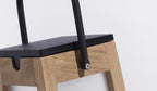 Tecka 300lm Solar Lantern 25 cm - Teak with Frosted Acrylic Glass and Black Aluminium Handle