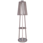 Tecka 500lm Solar Lamppost - Teak Duratek H 182 cm
