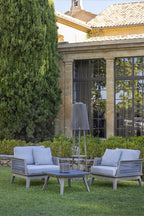 Tecka 500lm Solar Lamppost - Teak Duratek H 182 cm