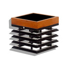 Tekura 300lm Solar Wall Light - Teak with HPL Slats