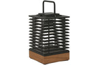 Tekura 500lm Solar Lantern 37 cm - Teak with HPL Slats