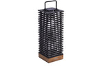 Tekura 500lm Solar Lantern 66 cm - Teak with HPL Slats