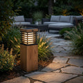 Tekura 500lm Solar Pathway Light 45 cm - Teak Duratek with HPL Slats