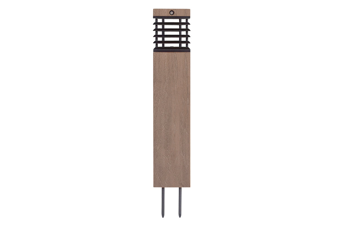 Tekura 500lm Solar Pathway Light 75 cm - Teak Duratek with HPL Slats