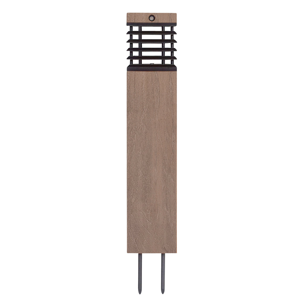 Tekura 500lm Solar Pathway Light 75 cm - Teak Duratek with HPL Slats