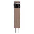 Tekura 500lm Solar Pathway Light 75 cm - Teak Duratek with HPL Slats