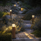 Tekura 500lm Solar Pathway Light 75 cm - Teak Duratek with HPL Slats