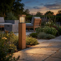 Tekura 500lm Solar Pathway Light 75 cm - Teak with HPL Slats
