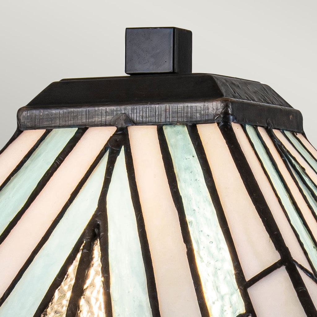 Elstead Alderley Tiffany Large Table Lamp in Vintage Bronze