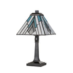 Elstead Alderley Tiffany Medium Table Lamp in Vintage Bronze
