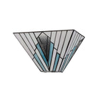 Elstead Alderley Tiffany 2 Light Wall Light in Vintage Bronze