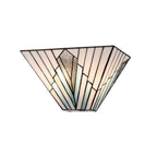 Elstead Alderley Tiffany 2 Light Wall Light in Vintage Bronze