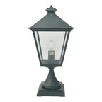 Norlys Turin Grande Outdoor Pedestal in Black Aluminium Polycarbonate