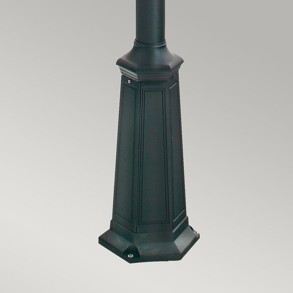 Norlys Turin Grande 2 Light Outdoor Lamp Post in Black