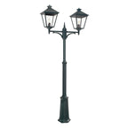 Norlys Turin Grande 2 Light Outdoor Lamp Post in Black