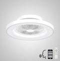 Mantra Tibet Ceiling Fan & Dimmable LED Light White. 5 Years Warranty. Remote Control, App & Alexa/Google Voice Control