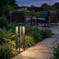Blade 500lm Solar Pathway Light 45 cm - Space Grey Aluminium