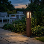 Tradition 500lm Solar Pathway Light 45 cm - Corten Aluminium