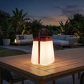 Bump 300lm Solar Lantern 25 cm - Rotomoulded Body with Red Aluminium Handle