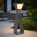 Osmoz 500lm Solar Lamppost 175 cm - Space Grey Aluminium