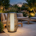 Mandalay 500lm Solar & Rechargeable Lantern 85 cm - Space Grey Aluminium