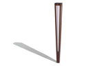 Tinka 500lm Solar Torch 120 cm - Corten Aluminium with Frosted Acrylic Diffuser