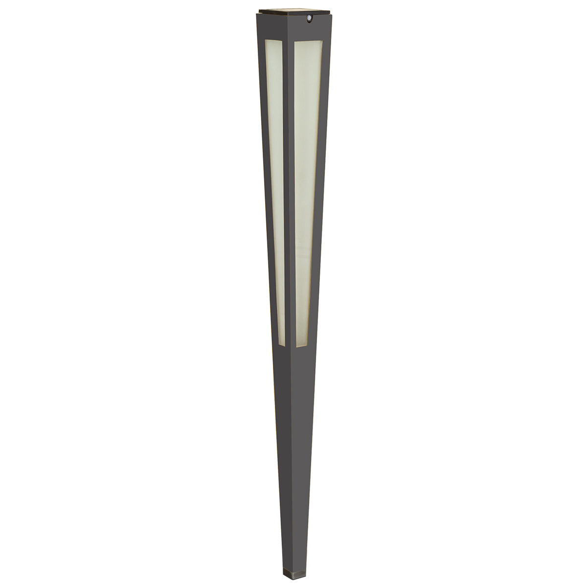 Tinka 500lm Solar Torch 120 cm - Space Grey Aluminium with Frosted Acrylic Diffuser