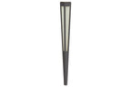Tinka 500lm Solar Torch 120 cm - Space Grey Aluminium with Frosted Acrylic Diffuser
