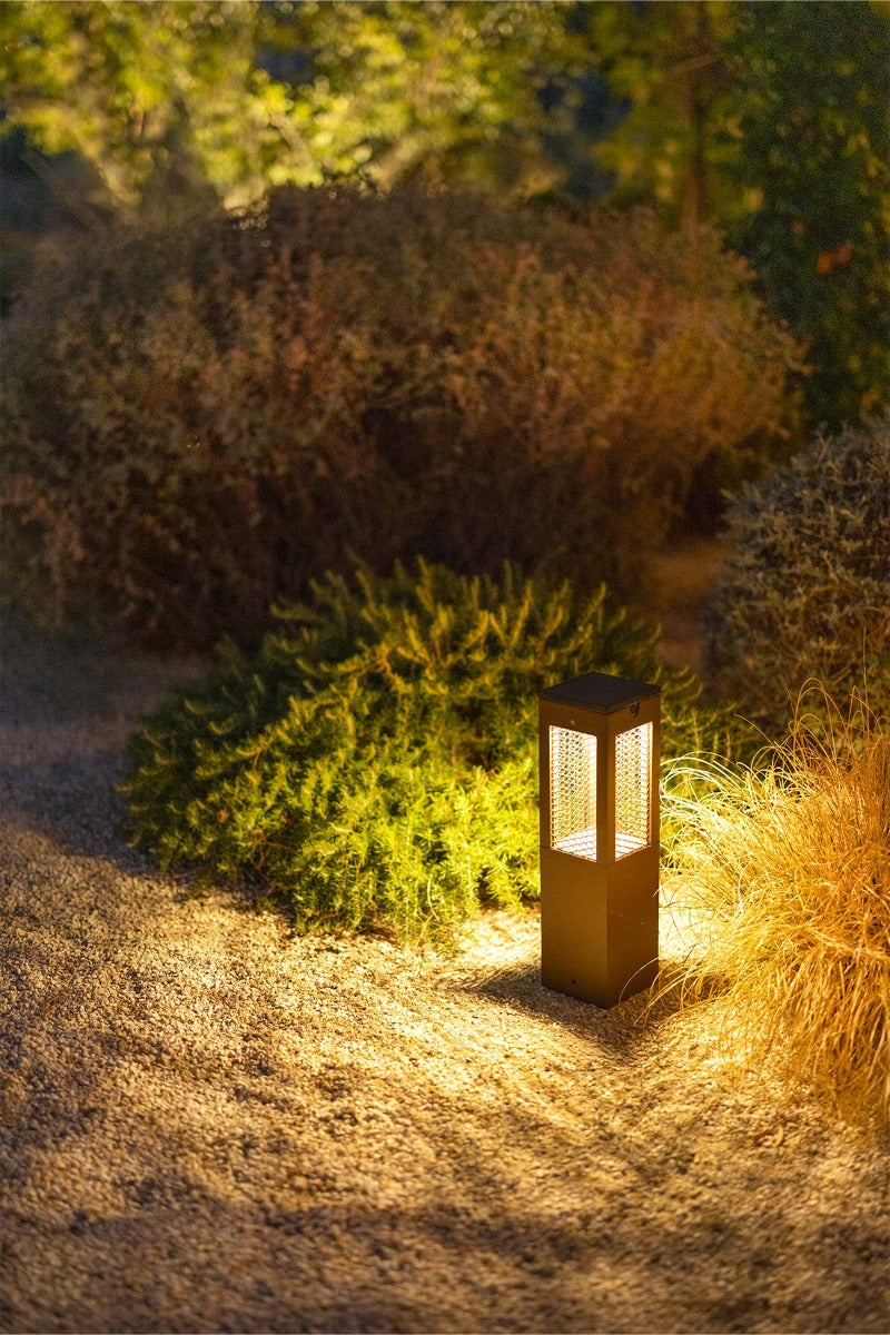 Tradition 500lm Solar Pathway Light 45 cm - Corten Aluminium