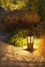 Tradition 500lm Solar Pathway Light 45 cm - Corten Aluminium