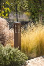 Tradition 500lm Solar Pathway Light 90 cm - Corten Aluminium