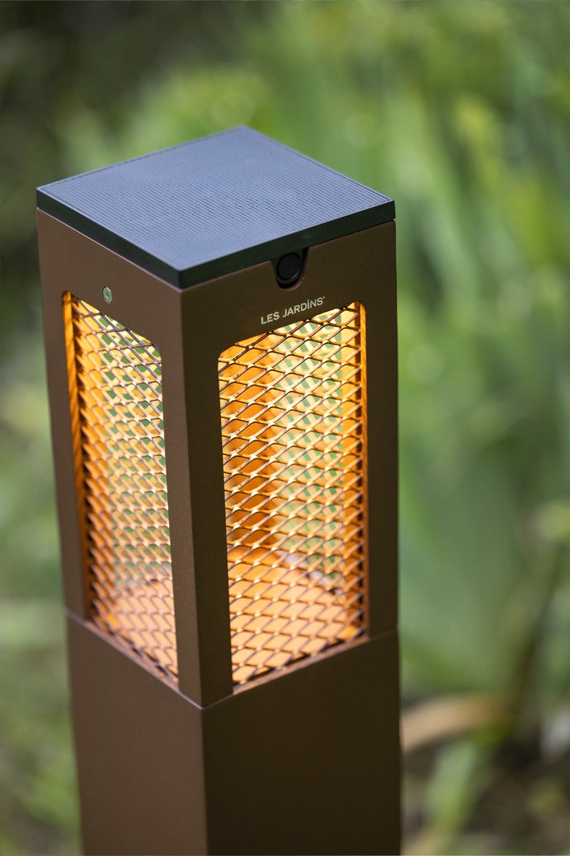 Tradition 500lm Solar Pathway Light 90 cm - Corten Aluminium