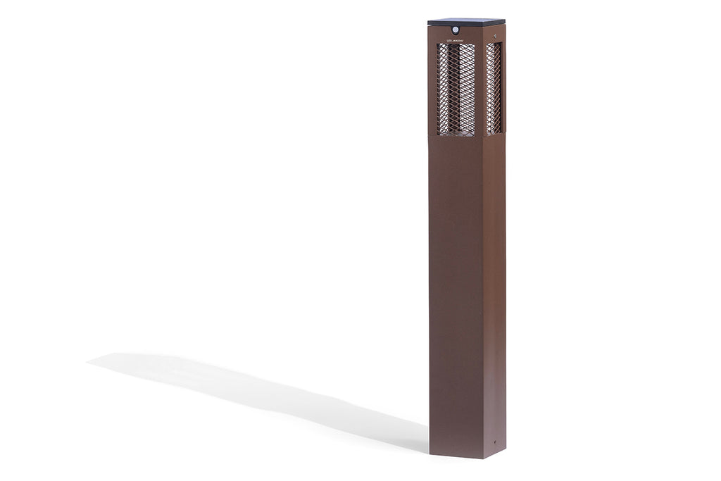 Tradition 500lm Solar Pathway Light 90 cm - Corten Aluminium