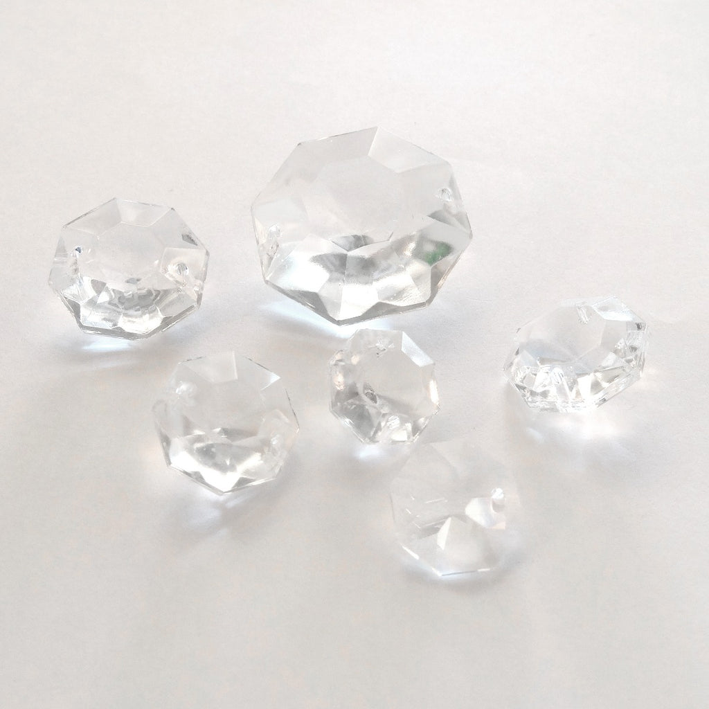 Masiero Ola Ceiling Small 15cm Pendant Silver Leaf Clear Colours OLA-S2-15-F02