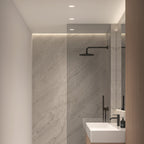 Trimless Pro Round Fixed IP65 (4002323) in Matt White - Insitu Image 1