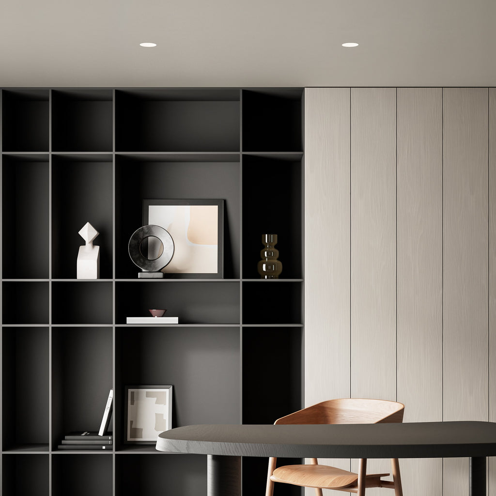 Trimless Pro Round Fixed IP65 (4002355) in Matt White - Insitu Image 2
