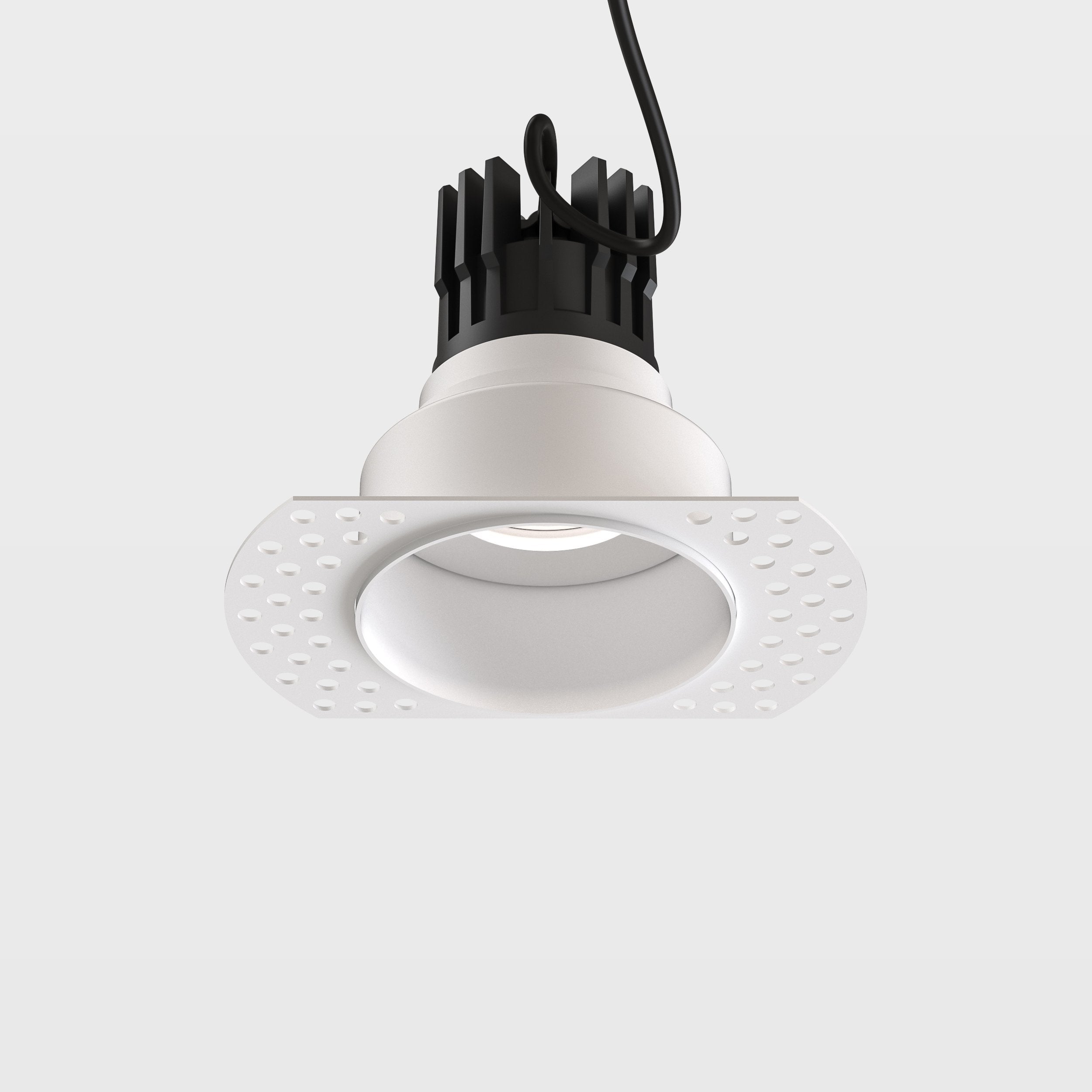 Trimless Pro Round Fixed IP65 (4002371) in Matt White - Product Image 2