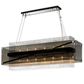 Troy Apollo 8 Light Bar Pendant Light in Dark Bronze